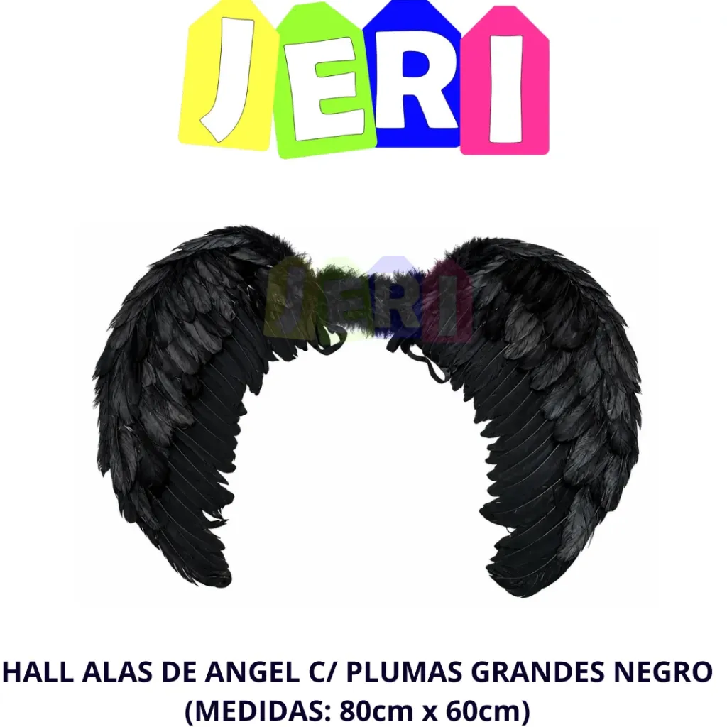 HALL ALAS DE ANGEL C/ PLUMAS GRANDES (NEGRO)