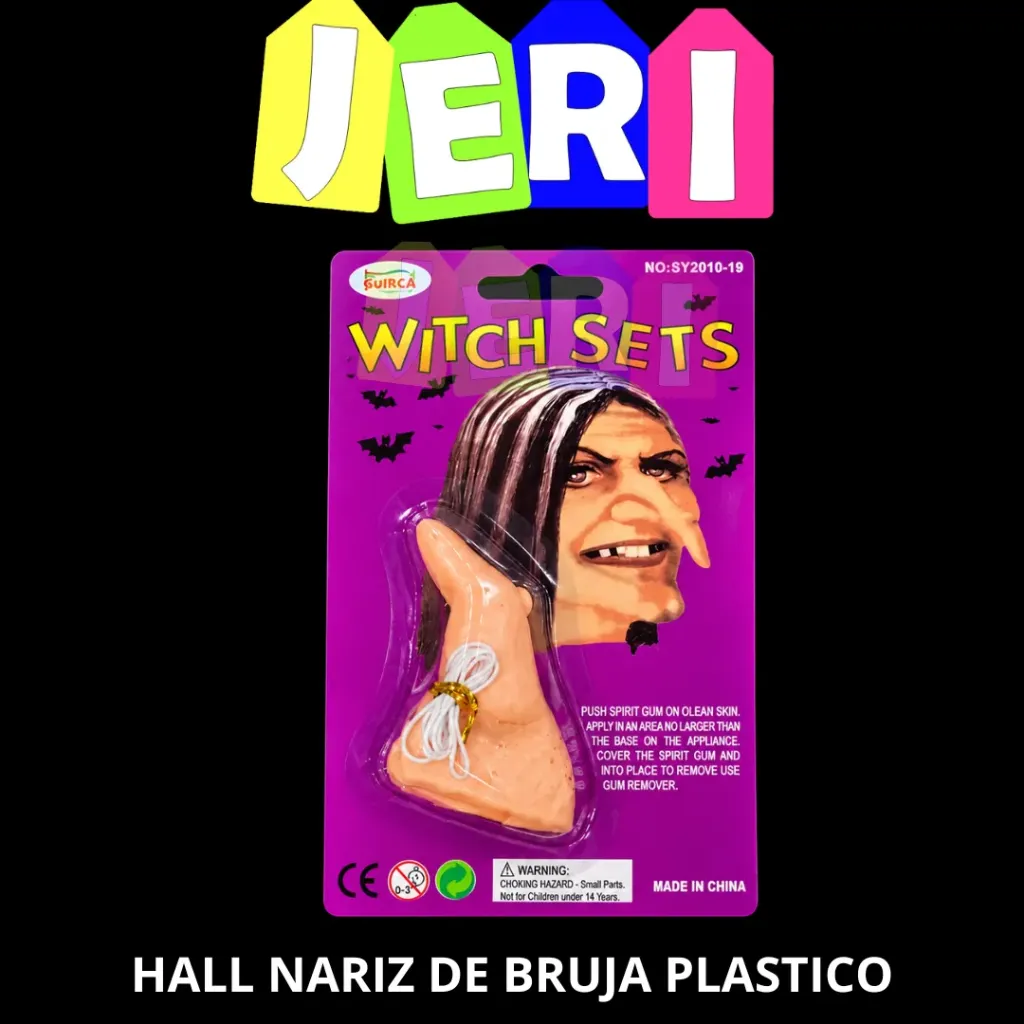 HALL NARIZ DE BRUJA PLASTICO
