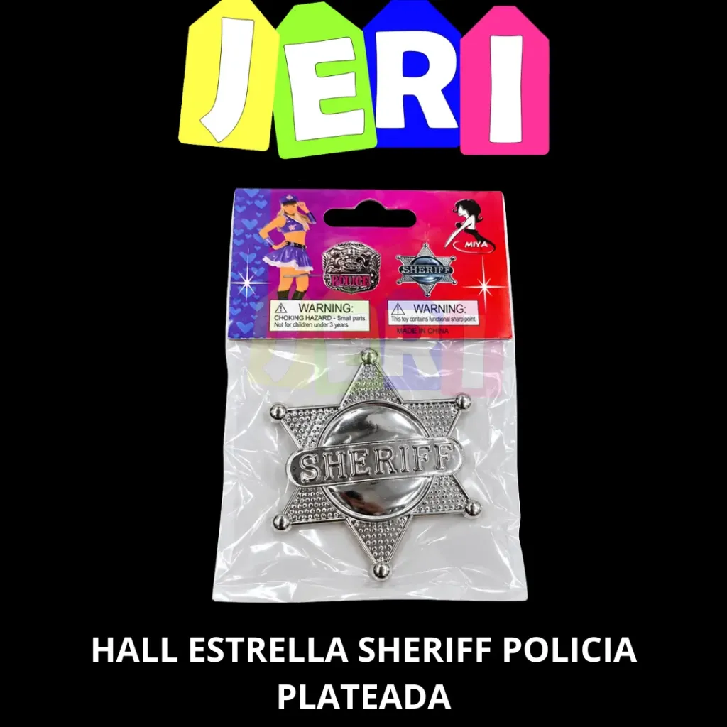 HALL ESTRELLA SHERIFF POLICIA PLATEADA