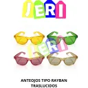 ANTEOJOS TIPO RAYBAN TRASLUCIDOS