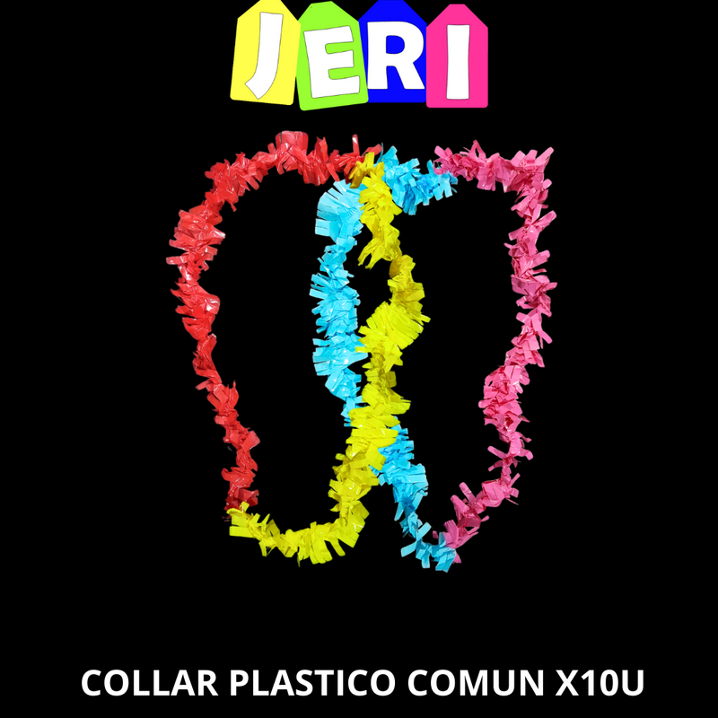 COLLAR PLASTICO COMUN X10U