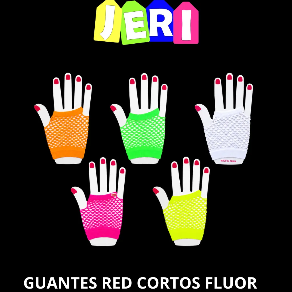 [12451] GUANTES RED CORTOS FLUOR