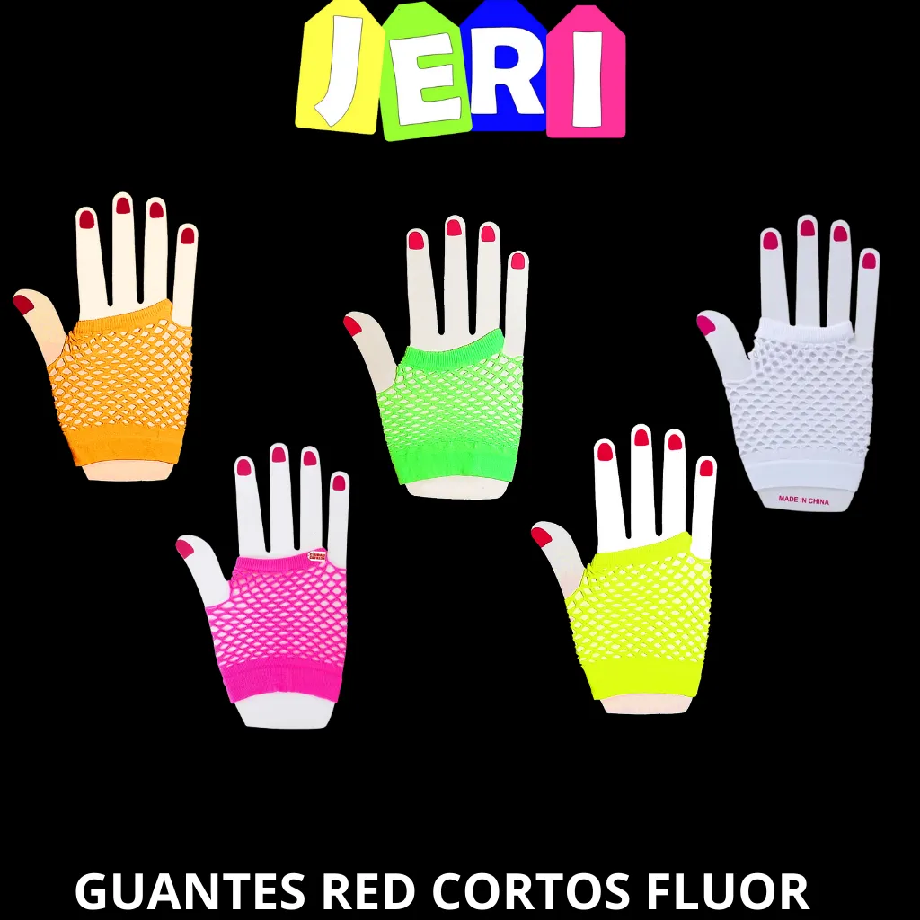 [12451] GUANTES RED CORTOS FLUOR