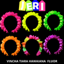 VINCHA TIARA HAWAIANA FLUOR